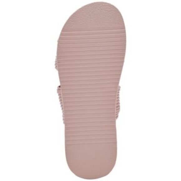 AQUA COLLEGE Womens Pink 1" Platform Twist Clarissa Wedge Sandals Shoes 8.5 M - Picture 4 of 4